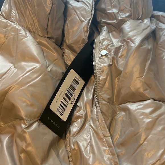 S-Deer gray goose feather bomber jacket - Picture 8 of 8